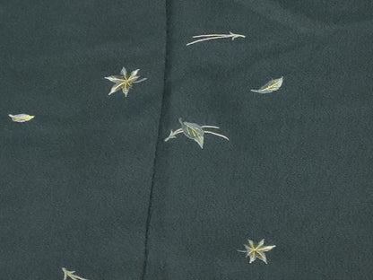 平和屋着物▼訪問着　総刺繍　舞花　金糸　正絹　逸品　DABI5967op