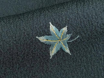 平和屋着物▼訪問着　総刺繍　舞花　金糸　正絹　逸品　DABI5967op