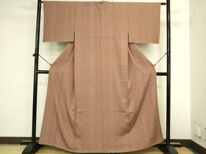 平和屋着物●上質な小紋　花間道　やまと誂製　正絹　逸品　DABI5970op