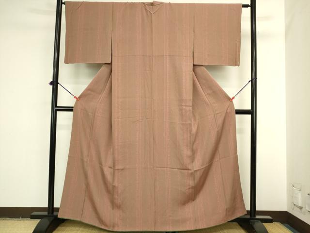 平和屋着物●上質な小紋　花間道　やまと誂製　正絹　逸品　DABI5970op