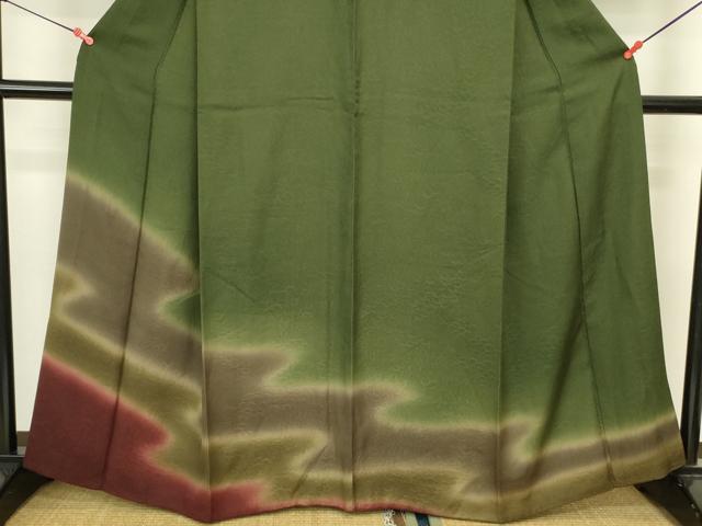 平和屋着物●訪問着　花松地紋　暈し染め　正絹　逸品　DABI5984op
