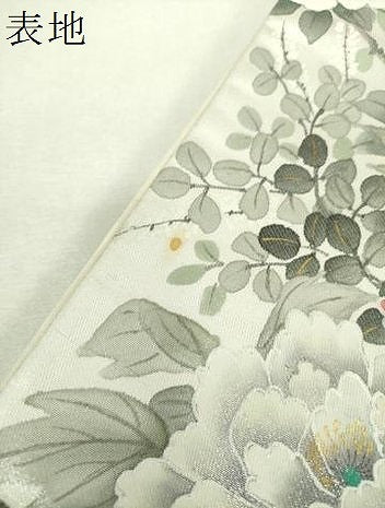 平和屋着物▼太鼓柄袋帯　作家物　手描き　花車文　金銀彩　正絹　逸品　DABI6005ps