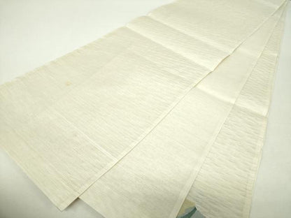平和屋着物▼夏物　明綴れ　太鼓柄袋帯　流水花文　金銀糸　正絹　逸品　DABI6020ps