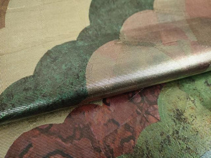 平和屋着物▼六通柄袋帯　雲重ね　金銀彩　正絹　逸品　DABI6041ps