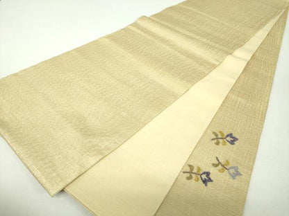 平和屋着物＊夏物　太鼓柄袋帯　モール　正倉院花文　正絹　逸品　DABI6073ps