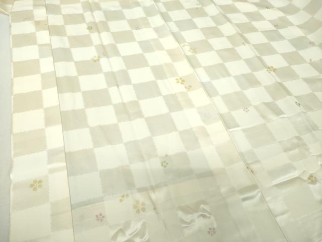 平和屋着物●上質な長襦袢　無双仕立て　舞桜　暈し染め　正絹　逸品　未使用　DABI6099ps