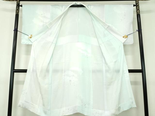 平和屋着物●上質な長襦袢　無双仕立て　手描き　草花文　暈し染め　正絹　逸品　DABI6101ps