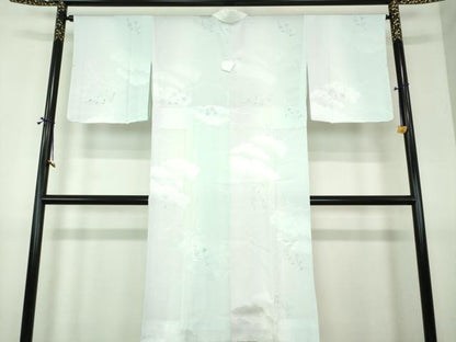 平和屋着物●上質な長襦袢　無双仕立て　手描き　草花文　暈し染め　正絹　逸品　DABI6101ps