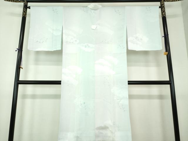 平和屋着物●上質な長襦袢　無双仕立て　手描き　草花文　暈し染め　正絹　逸品　DABI6101ps