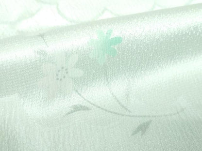 平和屋着物●上質な長襦袢　無双仕立て　手描き　草花文　暈し染め　正絹　逸品　DABI6101ps