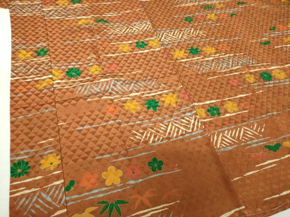 平和屋着物●上質な長襦袢　無双仕立て　松竹梅　金彩　正絹　逸品　DABI6106ps