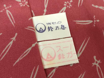 平和屋着物●上質な長襦袢　無双仕立て　花簪　鈴乃屋扱い　正絹　逸品　未使用　DABI6108ps