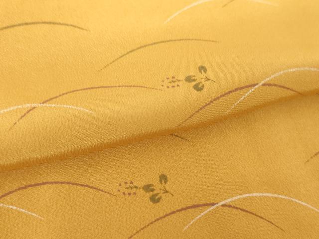平和屋着物●上質な長襦袢　無双仕立て　萩文　正絹　逸品　未使用　DABI6109ps