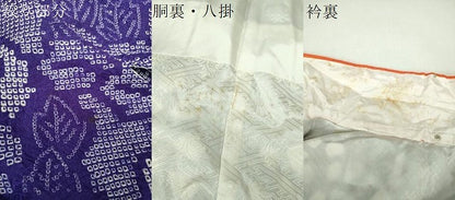 平和屋着物●豪華振袖　総絞り　大輪の花　正絹　逸品　DABI6111ps
