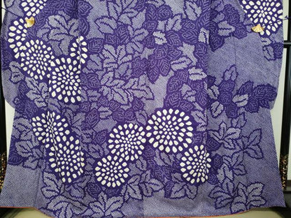 平和屋着物●豪華振袖　総絞り　大輪の花　正絹　逸品　DABI6111ps