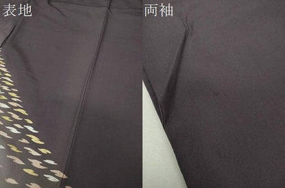 平和屋着物●訪問着　作家物　総刺繍　霞文　暈し染め　金糸　正絹　逸品　DABI6114ps