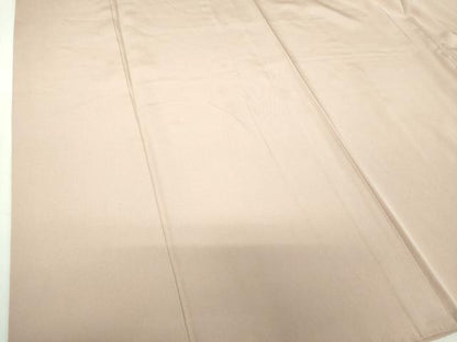 平和屋着物●上質な色無地　洗柿色　正絹　逸品　DABI6118ps