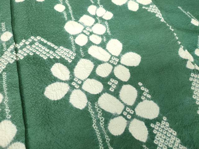 平和屋着物●訪問着　総絞り　枝梅　正絹　逸品　DABI6121ps