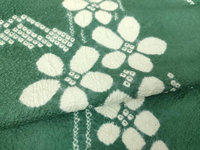 平和屋着物●訪問着　総絞り　枝梅　正絹　逸品　DABI6121ps