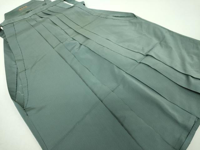 平和屋着物●男性　馬乗袴　縞　正絹　逸品　DABI6130ps