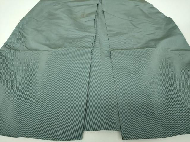 平和屋着物●男性　馬乗袴　縞　正絹　逸品　DABI6130ps