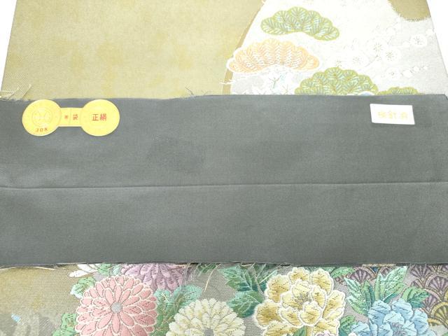 平和屋着物▼西陣　とみや織物謹製　とみや帯　六通柄袋帯　唐織　花雅粧　引箔　証紙付き　正絹　逸品　DABI6280ps