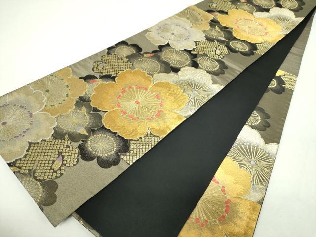 平和屋着物▼六通柄袋帯　舞桜　金銀糸　やまと誂製　正絹　逸品　DABI6301ps