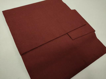 平和屋着物●つけ帯　紬地　総刺繍　蔦の葉花文　正絹　逸品　DABI6355ps