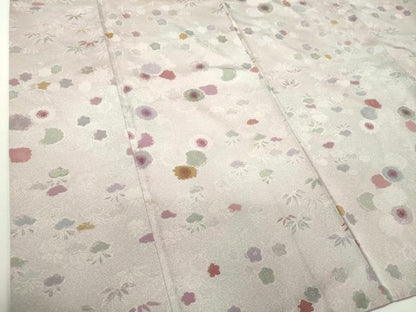 平和屋着物●上質な小紋　地紋起こし　吉祥花文　暈し染め　三越扱い　正絹　逸品　DABI6402ps