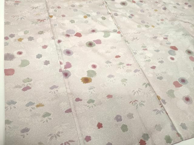 平和屋着物●上質な小紋　地紋起こし　吉祥花文　暈し染め　三越扱い　正絹　逸品　DABI6402ps