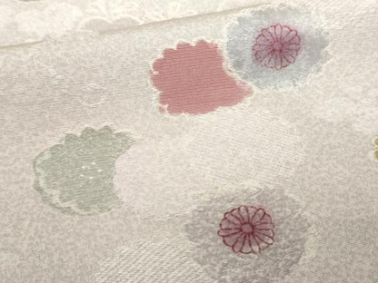 平和屋着物●上質な小紋　地紋起こし　吉祥花文　暈し染め　三越扱い　正絹　逸品　DABI6402ps