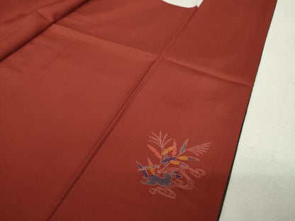 平和屋着物●本場大島紬　9マルキ　正倉院花文　やまと誂製　正絹　逸品　DABI6403ps