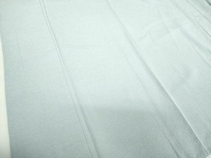 平和屋着物●上質な色無地　霞地紋　薄雲鼠色　ロング丈　正絹　逸品　未使用　DABI6408ps