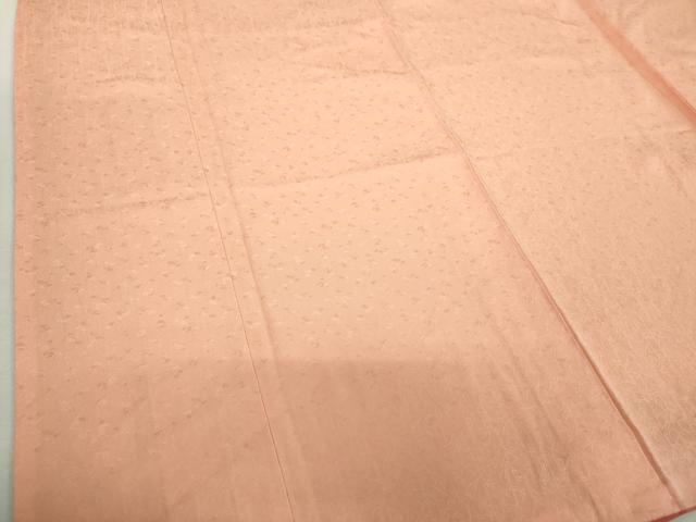 平和屋着物●上質な色無地　木立地紋　赤香色　正絹　逸品　DABI6415ps
