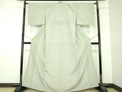 平和屋着物●本塩沢　蚊絣　正絹　逸品　DABI6421ps