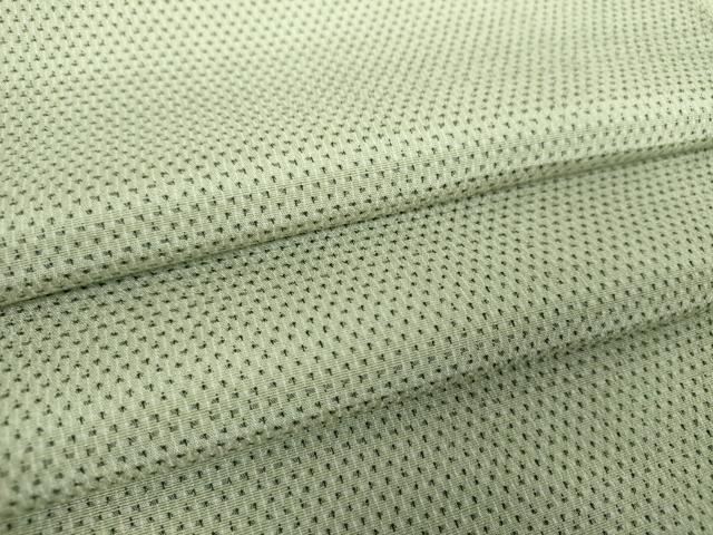 平和屋着物●本塩沢　蚊絣　正絹　逸品　DABI6421ps