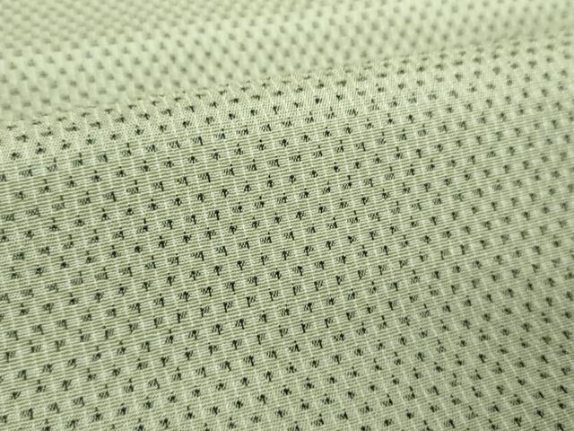 平和屋着物●本塩沢　蚊絣　正絹　逸品　DABI6421ps
