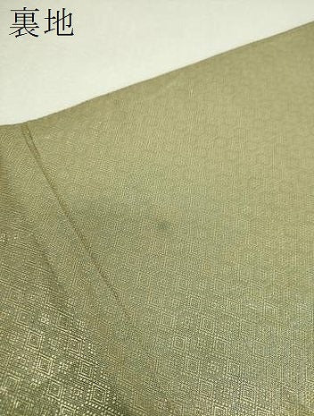 平和屋着物▼佐賀錦　両面　六通柄袋帯　立涌正倉院花文　金銀糸　正絹　逸品　DABI6567ps
