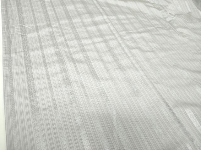 平和屋着物●本場筑前博多織　お召　献上　正絹　逸品　DABI6598ps