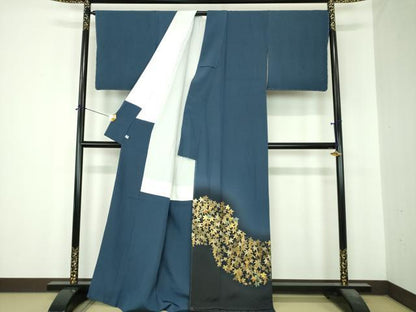 平和屋着物●伝創座　色留袖　螺鈿　葡萄蔦の葉文　暈し染め　金彩　正絹　逸品　未使用　DABI6600ps