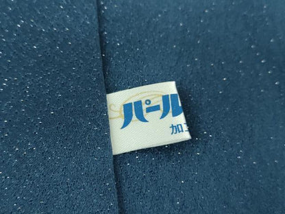 平和屋着物●国際的伝統工芸作家　十二代・藤林徳扇　苑寿　訪問着　菊文　金銀彩　銀通し地　正絹　逸品　未使用　DABI6604ps