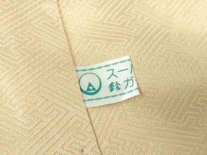 平和屋着物●訪問着　駒刺繍　絞り　雪輪花文　暈し染め　金彩　鈴乃屋扱い　正絹　逸品　DABI6614ps