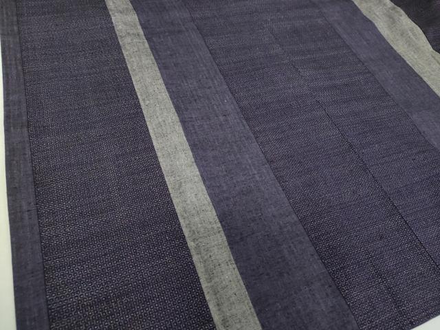 平和屋着物●結城紬　80亀甲　間道　正絹　逸品　未使用　DABI6628ps
