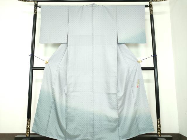 平和屋着物●ファッションデザイナー　コシノアヤコ　訪問着　花織　霞文　正絹　逸品　未使用　DABI6632ps