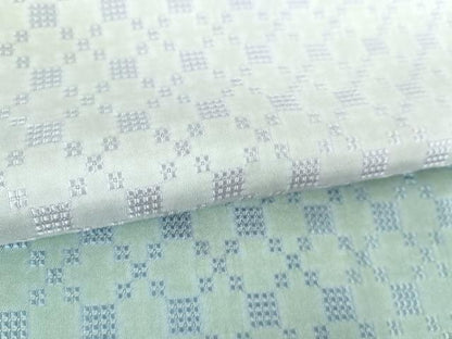 平和屋着物●ファッションデザイナー　コシノアヤコ　訪問着　花織　霞文　正絹　逸品　未使用　DABI6632ps