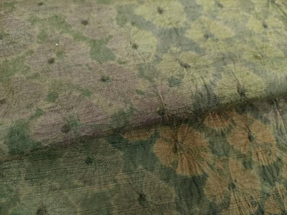 平和屋着物●菅原工房　菅原結作　漢方染紬　訪問着　蜘蛛絞り　流水文　正絹　逸品　未使用　DABI6633ps