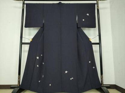 平和屋着物●訪問着　総刺繍　宝尽くし花文　金銀糸　正絹　逸品　DABI6638ps
