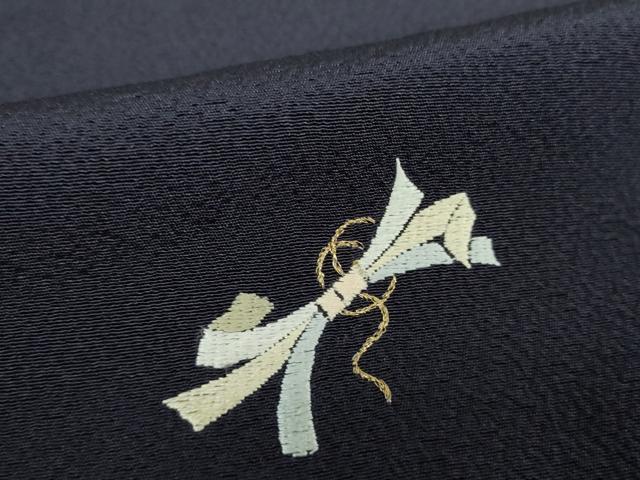 平和屋着物●訪問着　総刺繍　宝尽くし花文　金銀糸　正絹　逸品　DABI6638ps