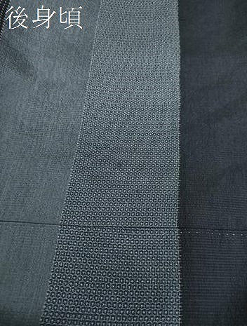 平和屋着物●本塩沢　110亀甲　間道　正絹　逸品　DABI6639ps