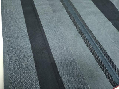 平和屋着物●本塩沢　110亀甲　間道　正絹　逸品　DABI6639ps